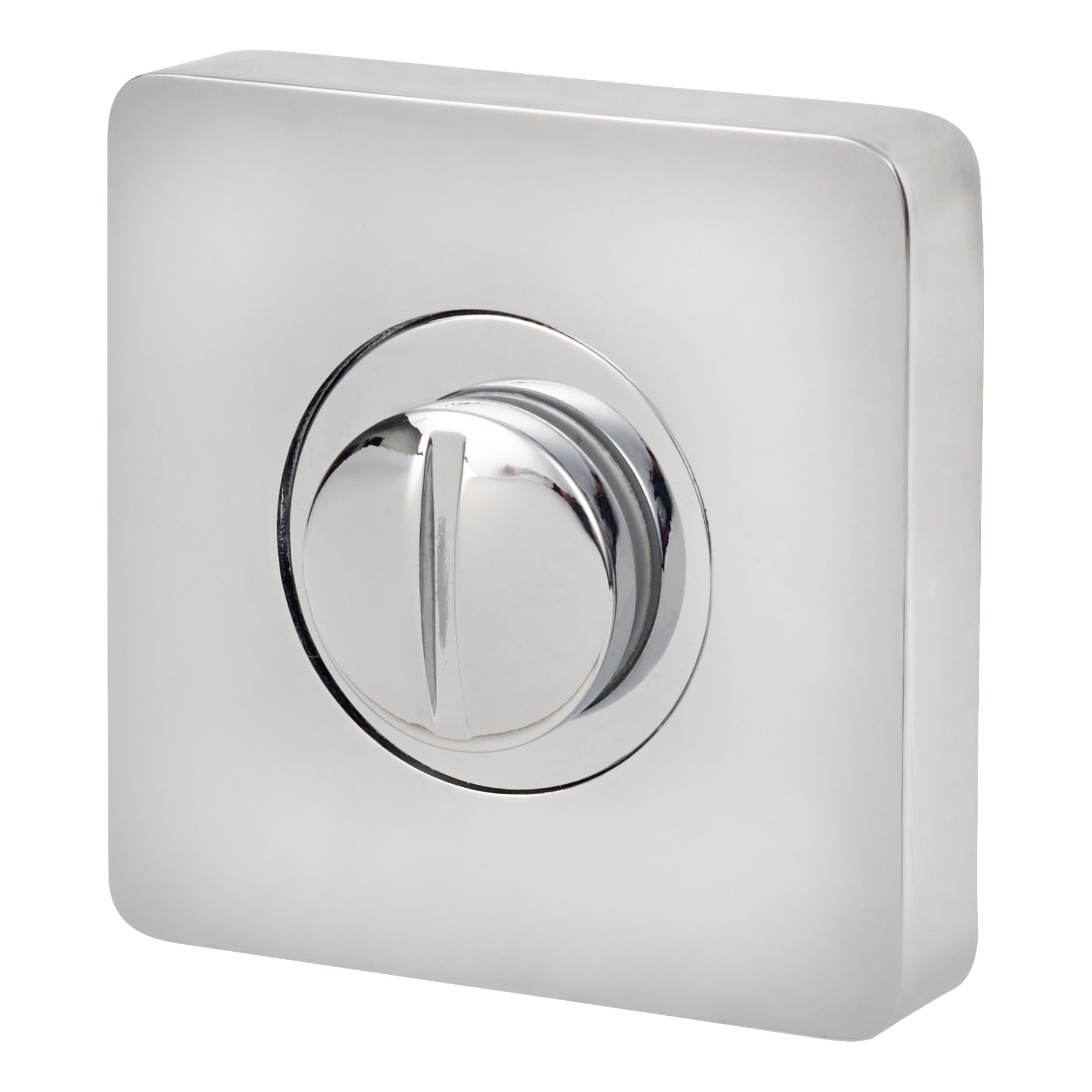 Square Bathroom Turn & Release - 52mm Diameter - Polished Chrome - view 4