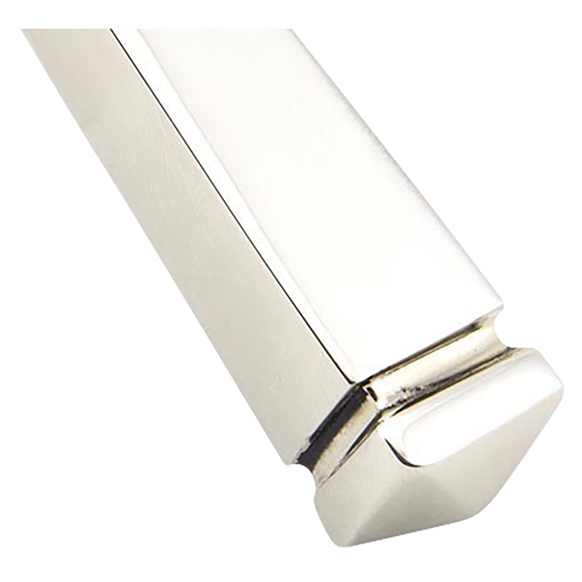 Polished Nickel uPVC Slimline Multipoint Door Handles - 92mm c/c - Avon Range - view 4