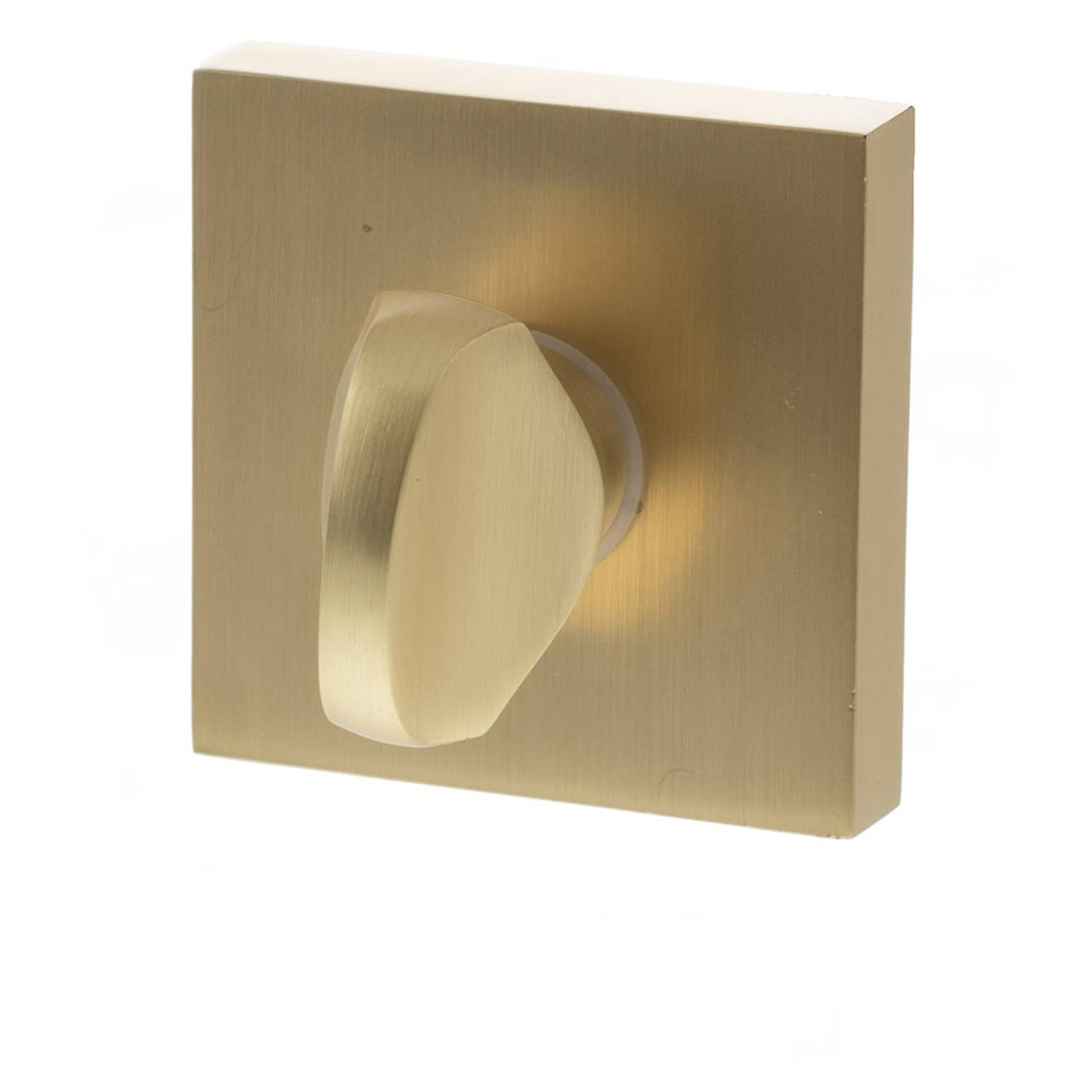 Status Square Bathroom Turn and Release - 50.5mm Diameter - Satin Brass - view 3
