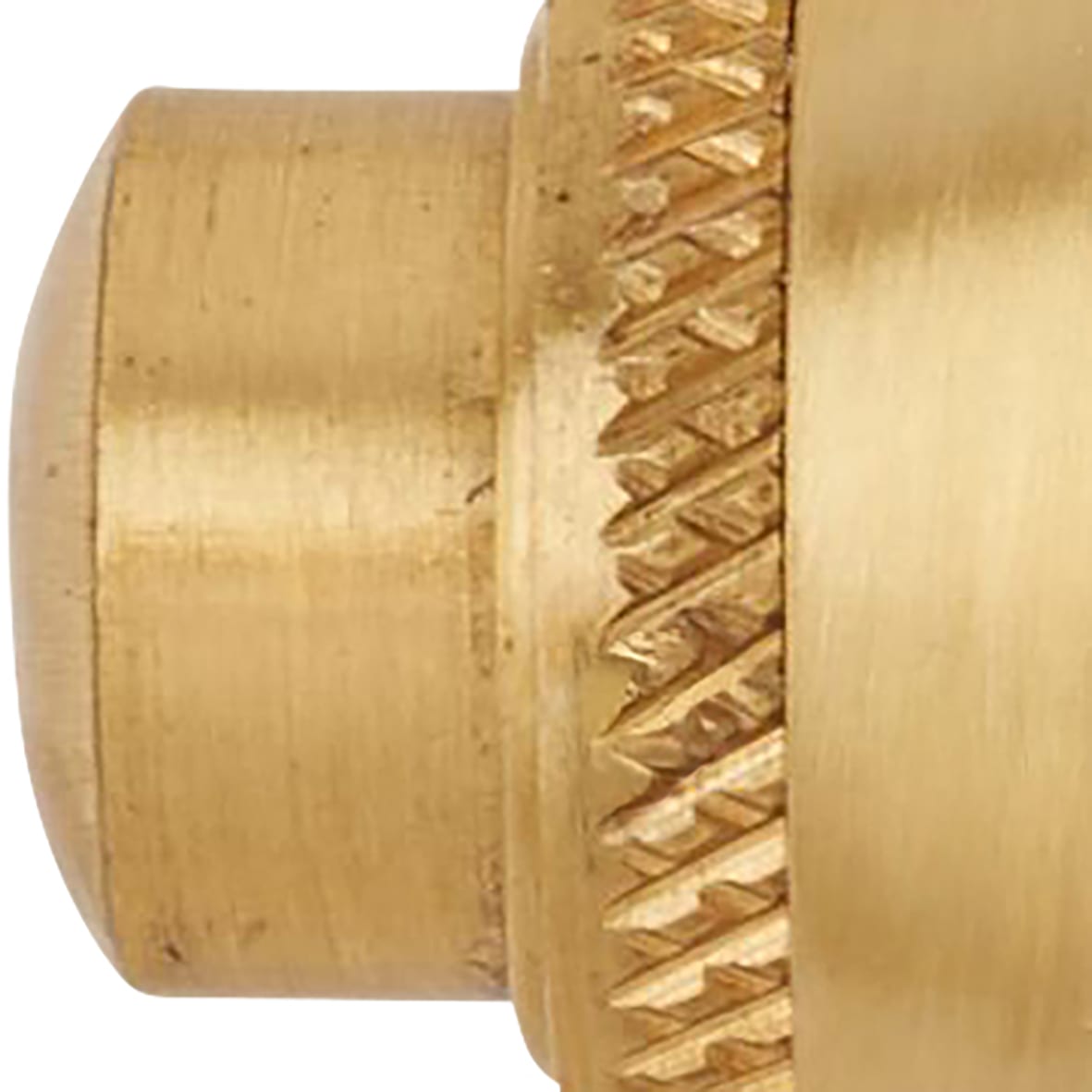Satin Brass Round Bell Push - 65mm Diameter - view 4