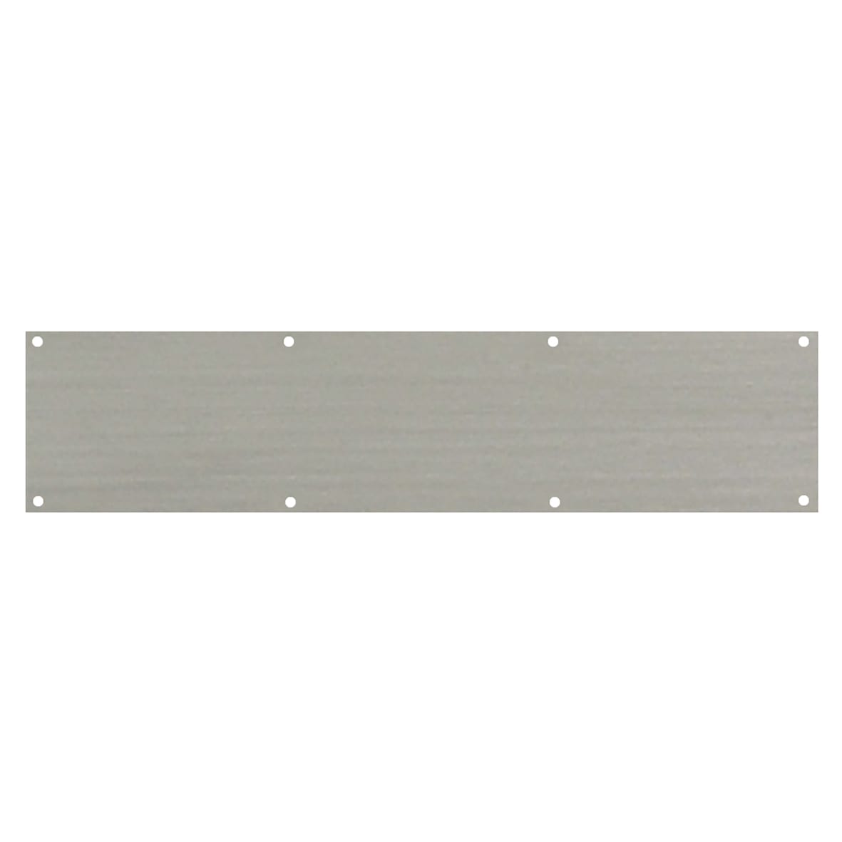Stainless Steel Kick Plate Trade Pack - 760 x 150 x 1.2mm - 8 Screw Holes - Satin - Pack of 5 - view 2
