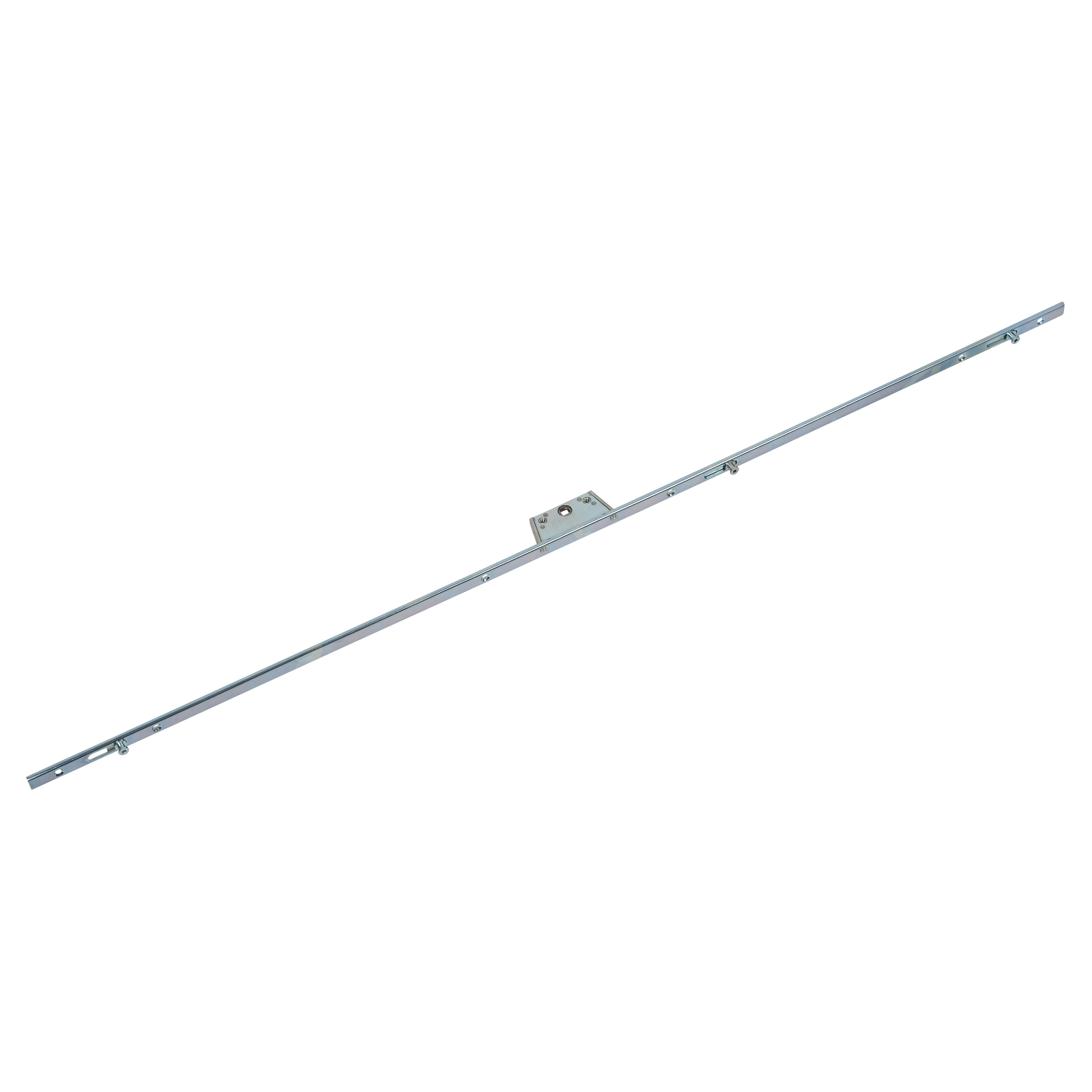 Single U-Rail Offset Espagnolette uPVC Window Lock - 1000mm Length - 25mm Backset - 8mm Cam - view 2