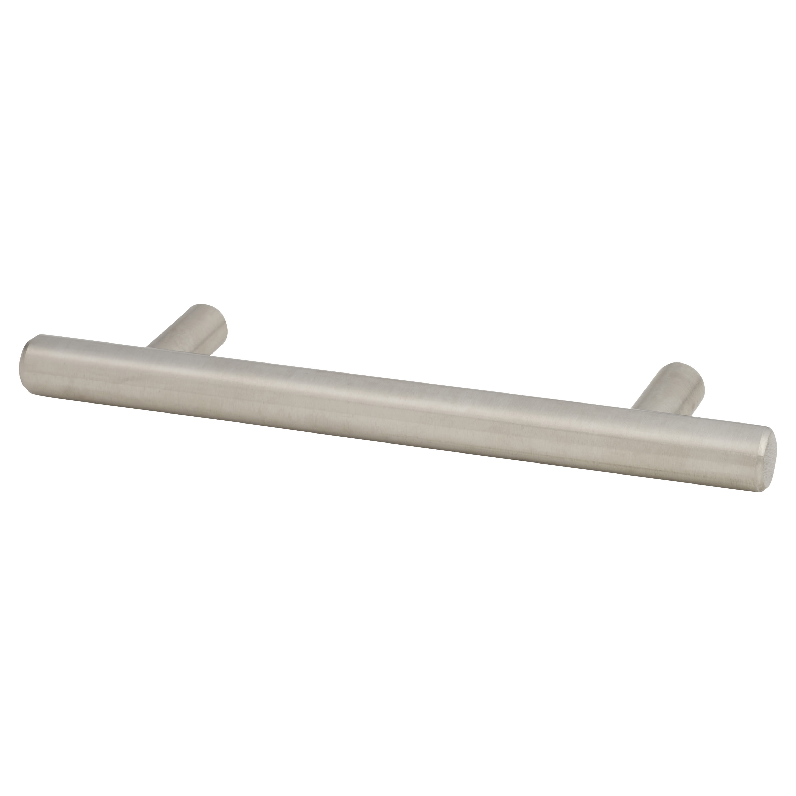 10mm T-Bar Cabinet Pull Handle - 192mm Centres - Satin Stainless Steel - view 2