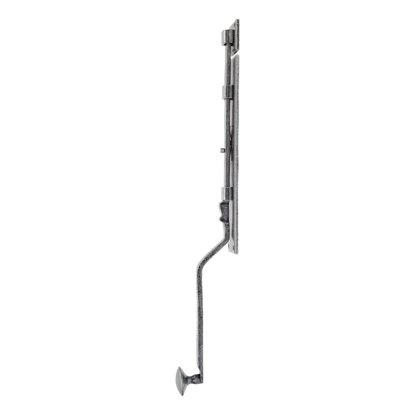 Long French Door Bolt - 435 x 48mm - Pewter - view 3