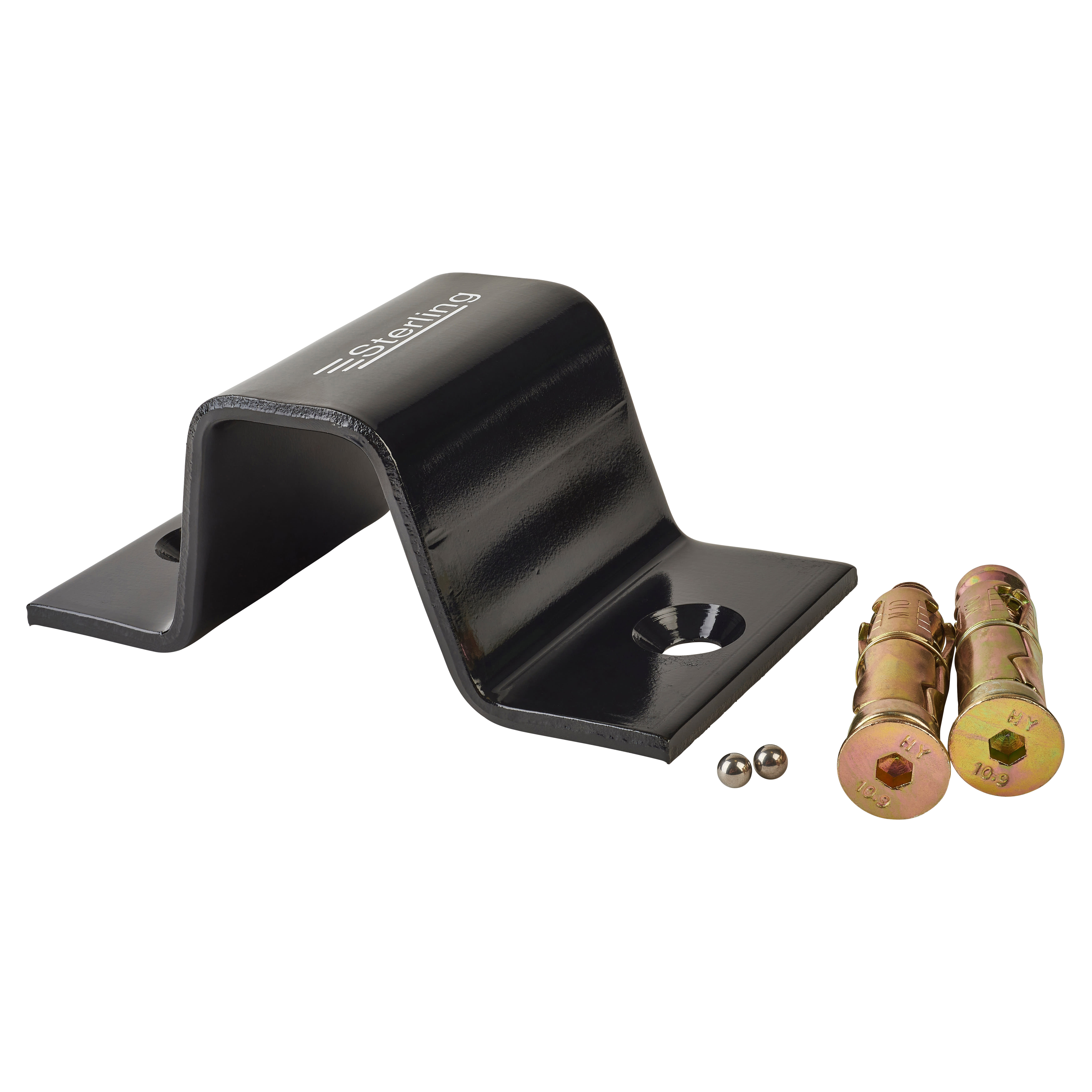 Security Ground or Wall Anchor - 159 x 63mm - Black - view 3