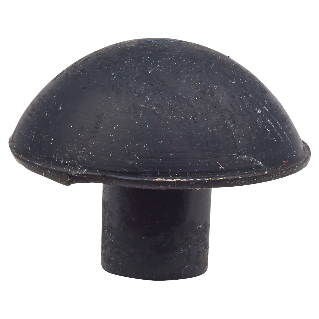 Glass Shelf Buffer - Black Rubber - Pack of 10 - view 2