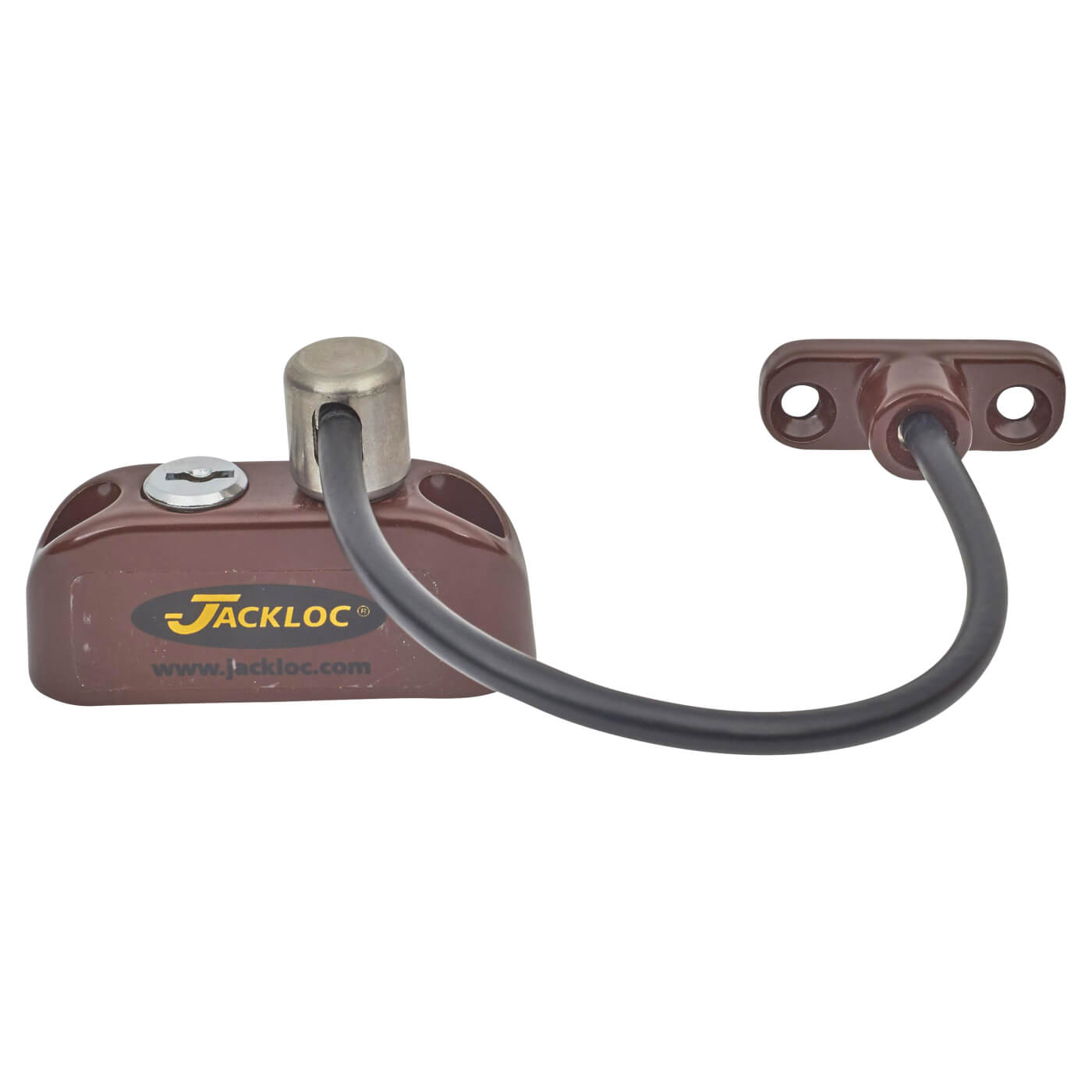 Pro-5 Key-Locking Cable Window Restrictor - Brown - view 4