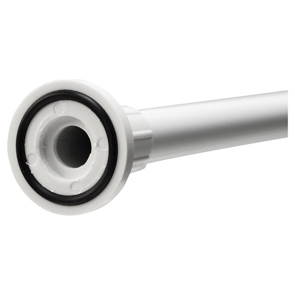 Shower Rail - Telescopic Rod - 1100-2600mm Length - White - view 4