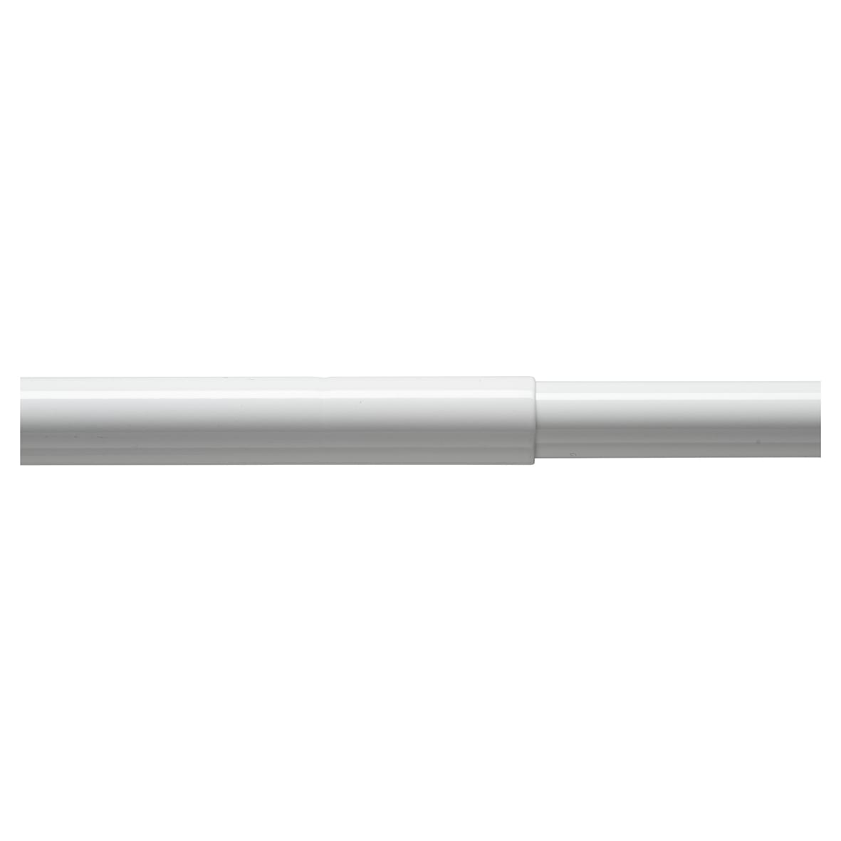 Shower Rail - Telescopic Rod - 1100-2600mm Length - White - view 5