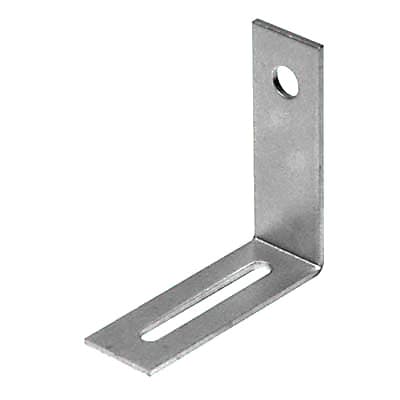 Adjustable Bracket - 55 x 55 x 19mm - Zinc Plated - Pack of 10 - view 2