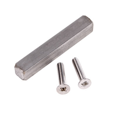 Modification Kit for Stainless Steel Pilaster Thumbturn - 19-20mm Panels - view 2