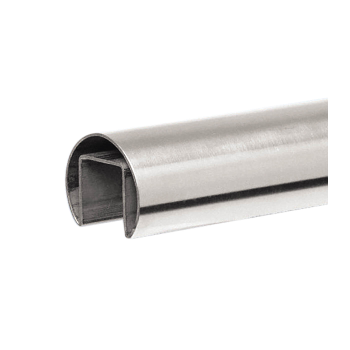 Sabco Handrail with Gasket to suit 15mm Glass - Satin Stainless Steel - view 2
