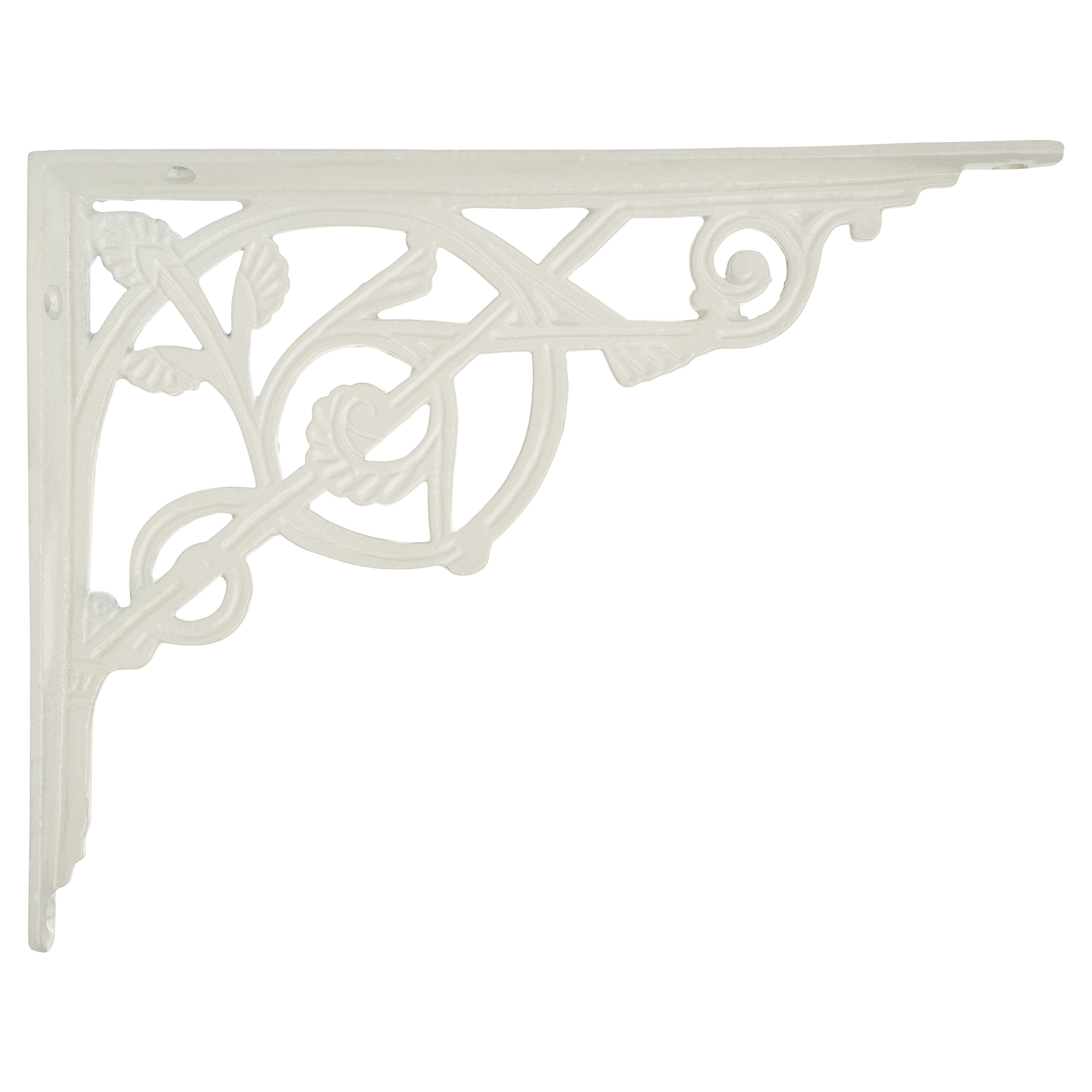 Vine Shelf Bracket - 245 x 195mm - White - view 3