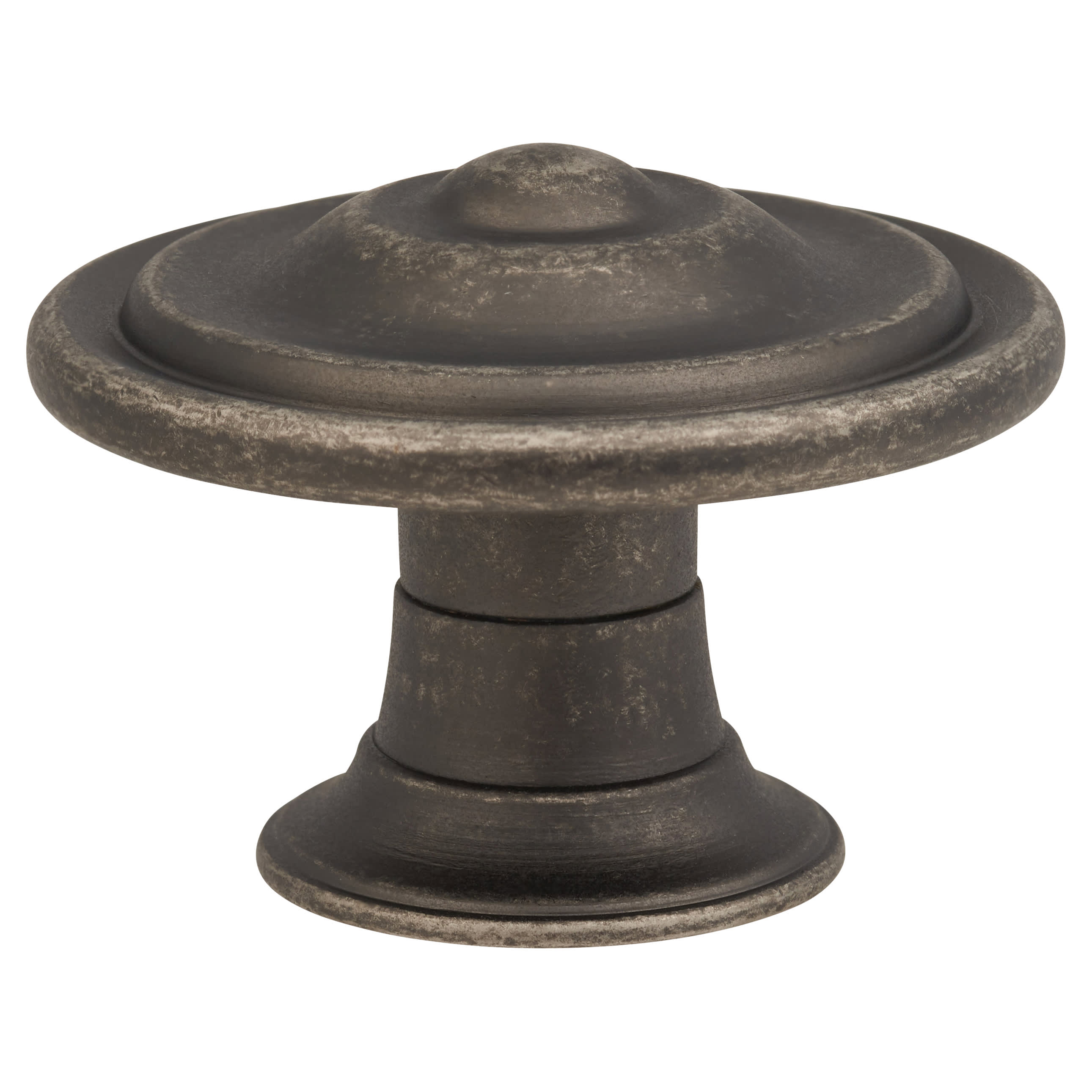 Alcott Round Cabinet Knob - 35mm Diameter - Antique Pewter - view 3