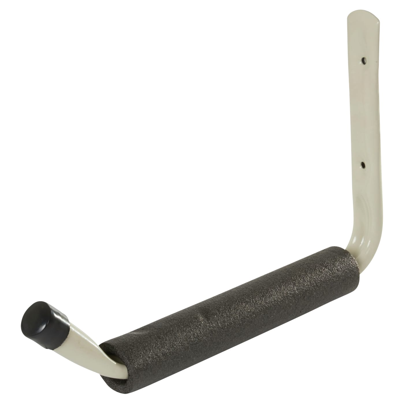 Heavy Duty Tubular Garage and Shed Padded Storage Hook - 395mm Depth - Cream & Black - view 2