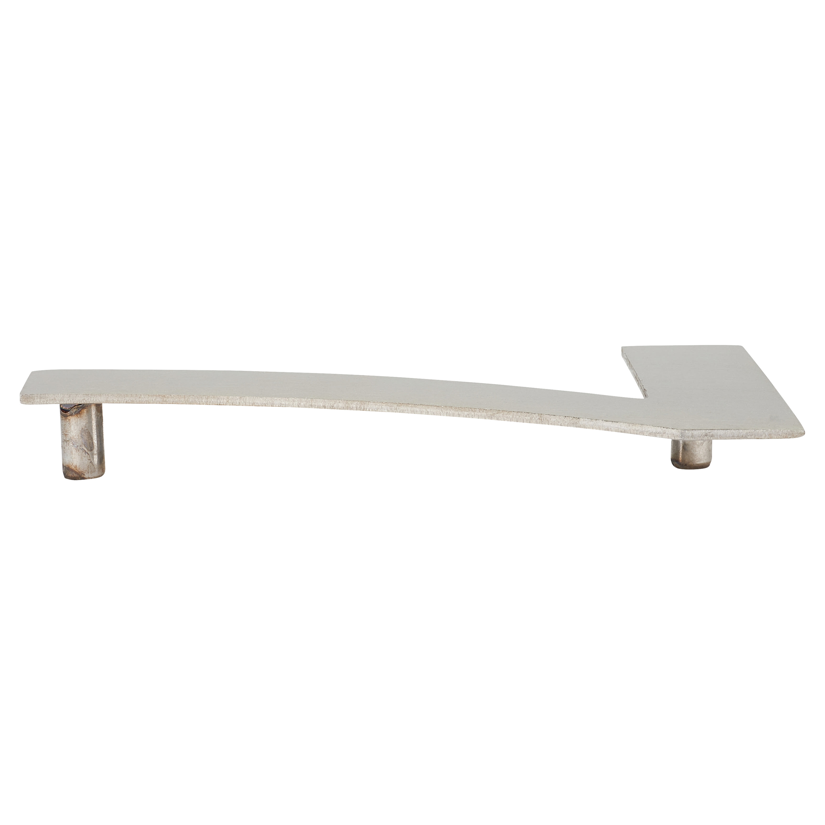 100mm Concealed Screw Fix Door Numeral - 7 - Satin Stainless Steel - view 3