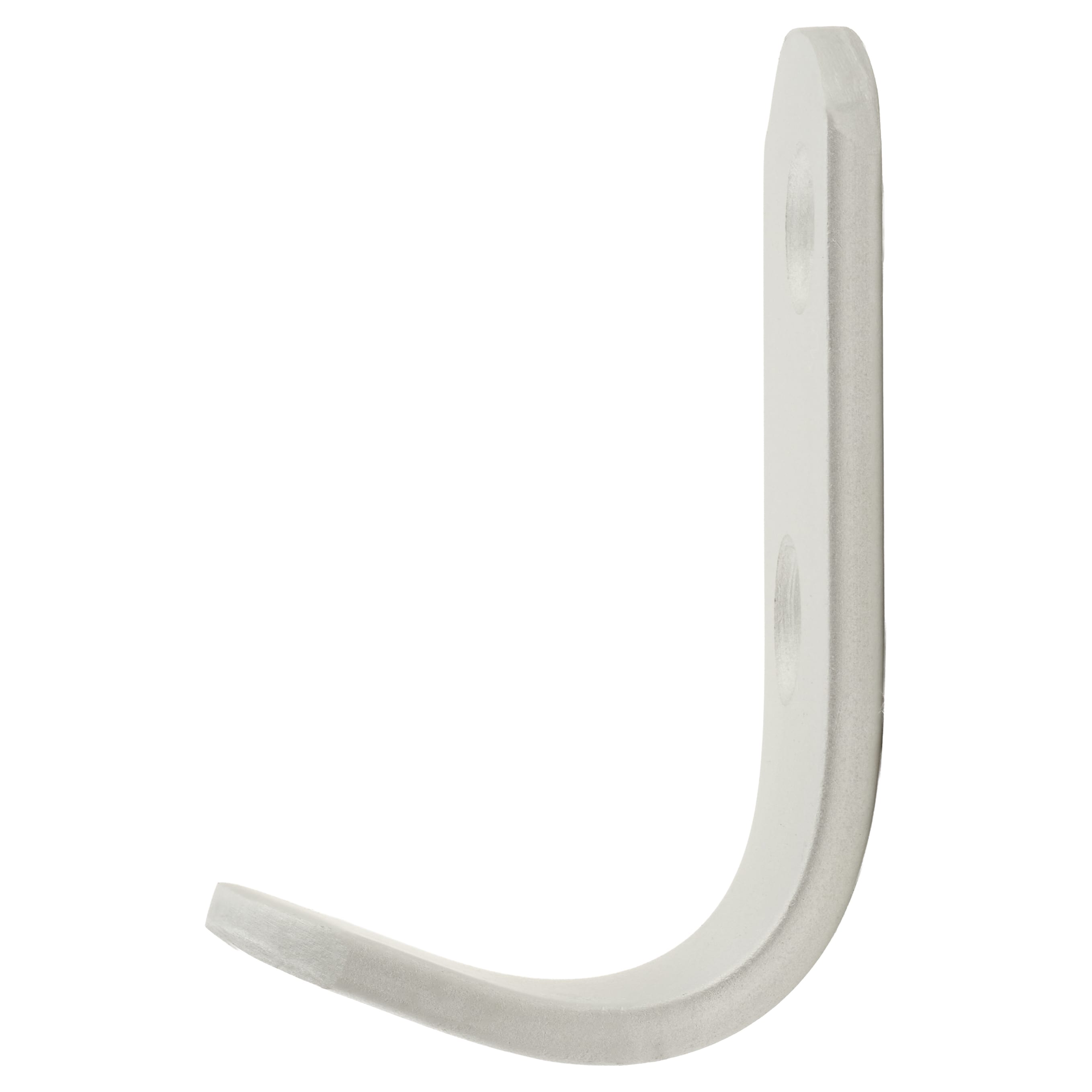 Single Coat Hook - 47 x 20mm - Aluminium - Pack of 10 - view 3
