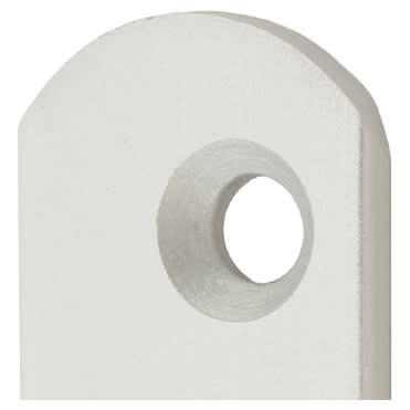 Single Coat Hook - 47 x 20mm - Aluminium - Pack of 10 - view 6