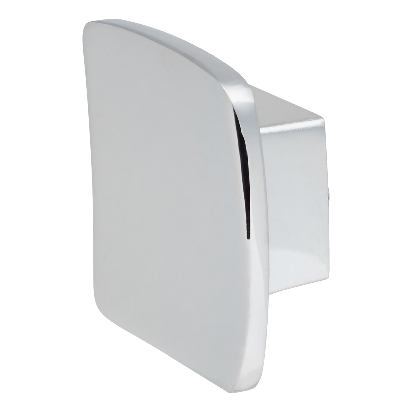 FingerTip Design Concave Square Cabinet Knob - 44 x 44mm - Polished Chrome - view 2