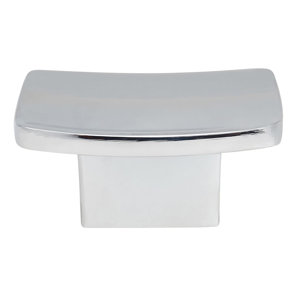 FingerTip Design Concave Square Cabinet Knob - 44 x 44mm - Polished Chrome - view 3