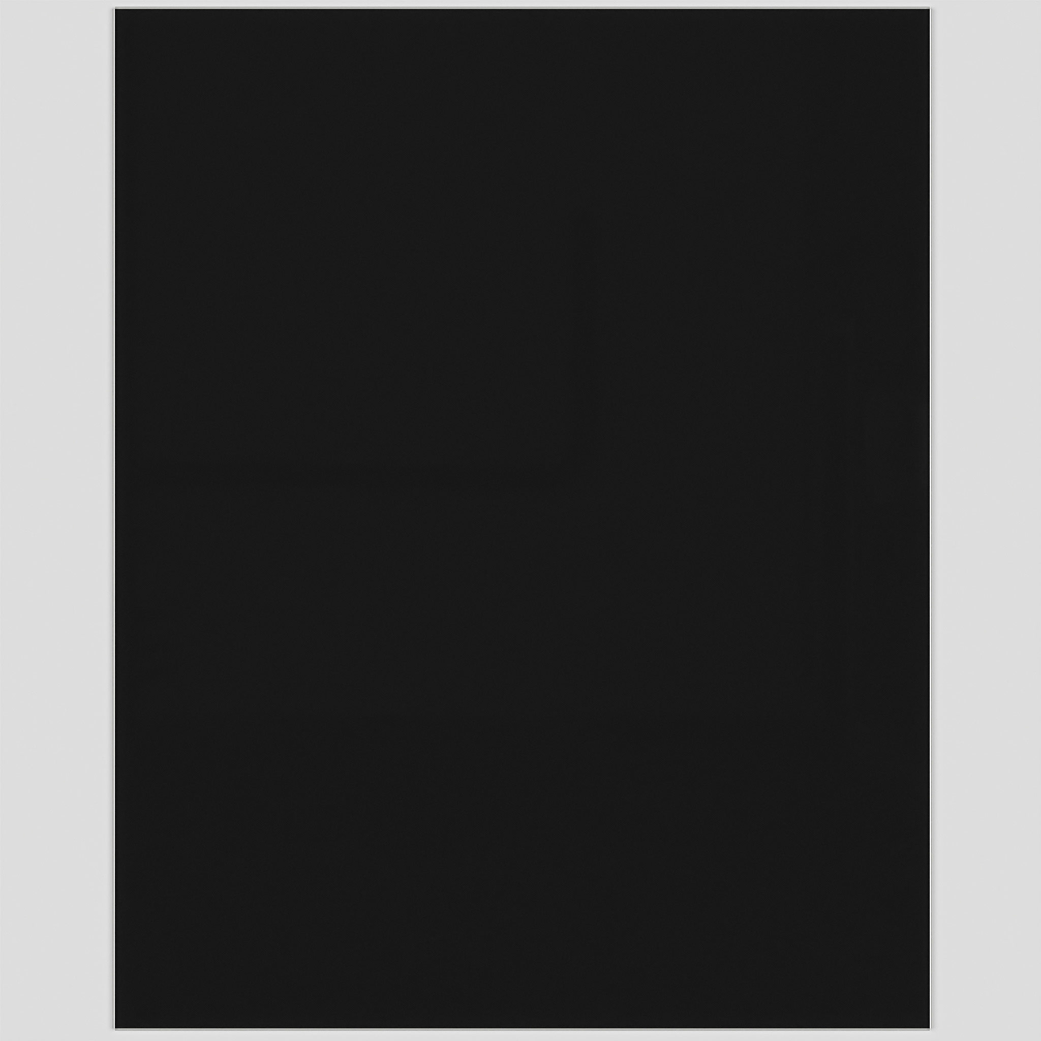 Self Adhesive Glass Kitchen Splashback - 750 x 600mm - Matt Black - view 2