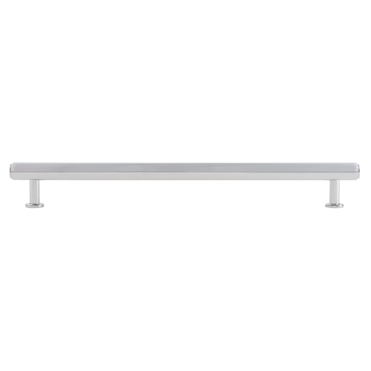 Vesper Hex 14mm T-Bar Cabinet Pull Handle - 224mm Centres - Polished Chrome - view 2