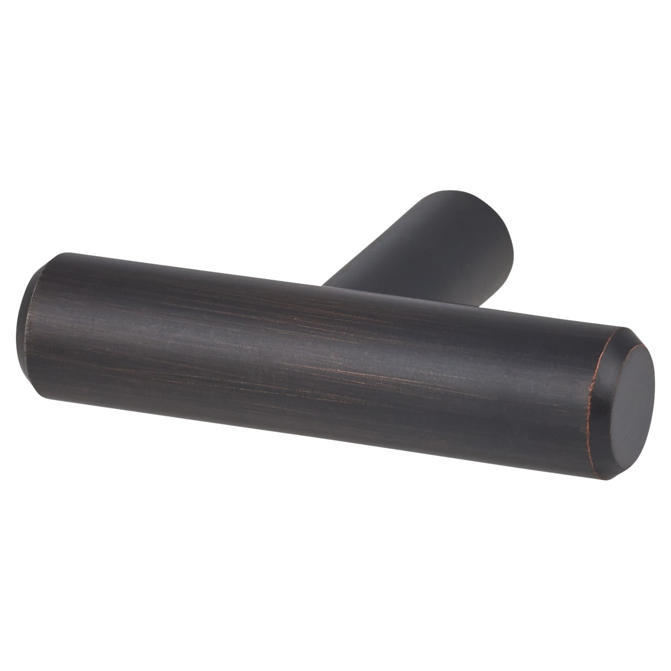 12mm T-Bar Cabinet Knob - 50 x 32mm - Brushed Oil Rubbed Bronze - view 2