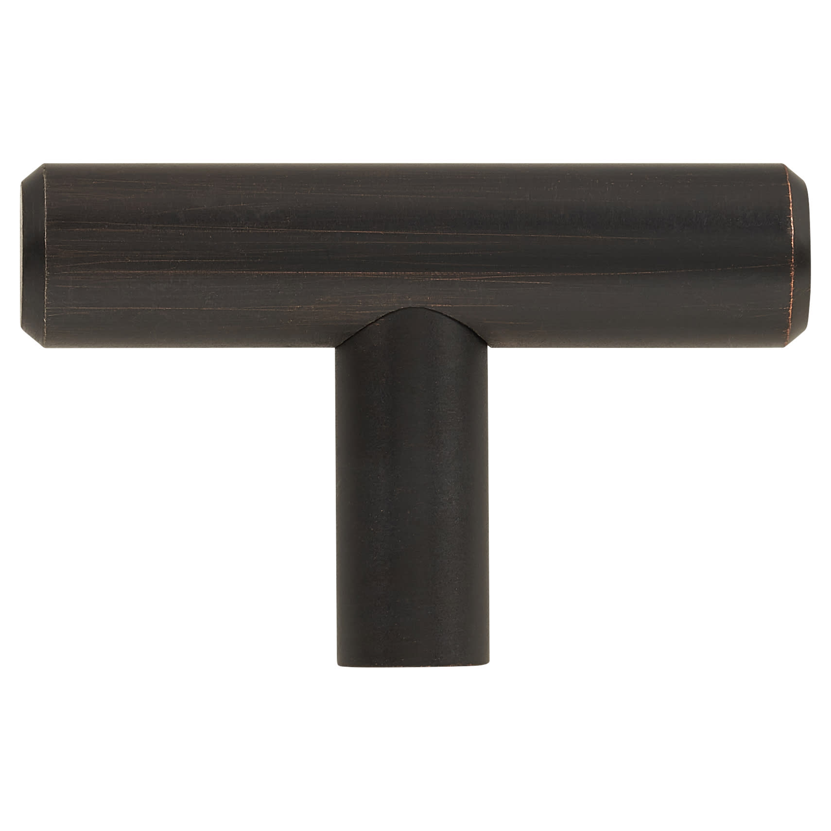 12mm T-Bar Cabinet Knob - 50 x 32mm - Brushed Oil Rubbed Bronze - view 3