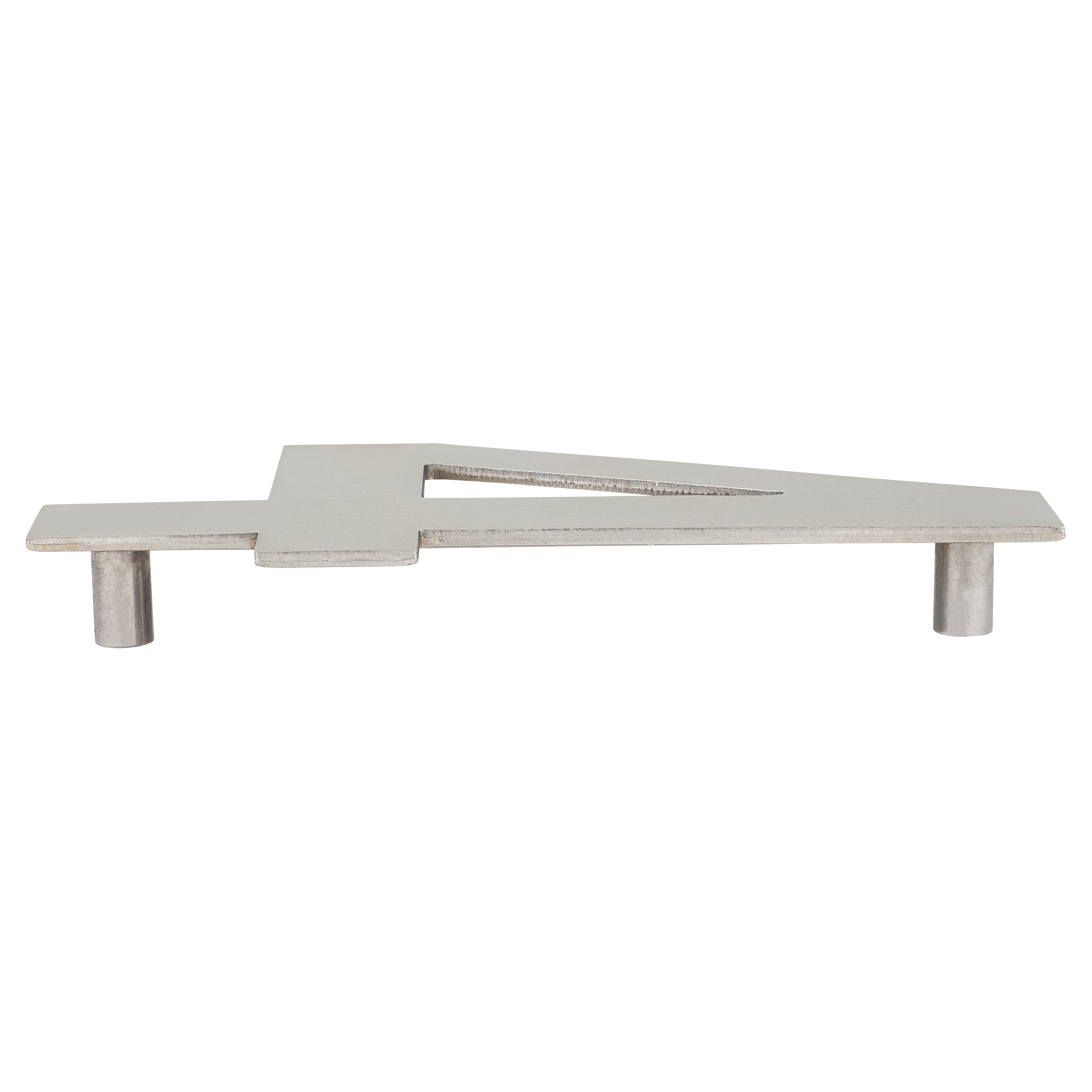 100mm Concealed Screw Fix Door Numeral - 4 - Satin Stainless Steel - view 3