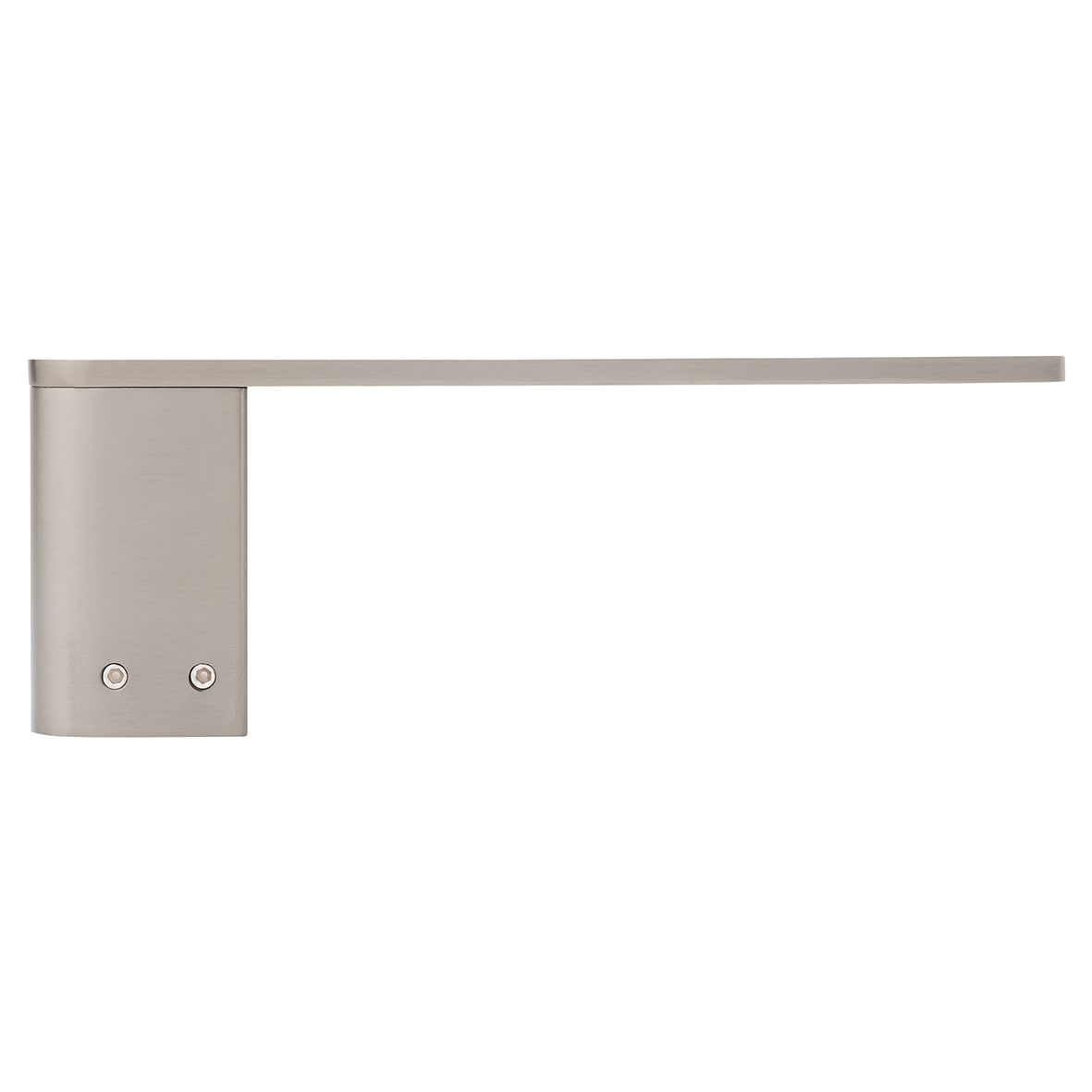 Designer Square Toilet Roll Holder - 180 x 65 x 35mm - Gun Metal - view 2