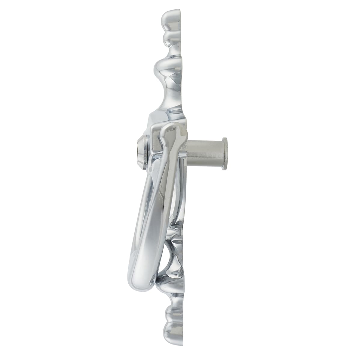 AR727K Traditional Urn Door Knocker With Viewer - Polished Chrome - 151 x 76mm - view 4