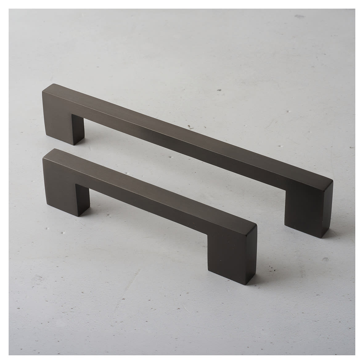 Marcus Metro 10mm D-Bar Cabinet Pull Handle - 96mm Centres - Matt Bronze - view 3
