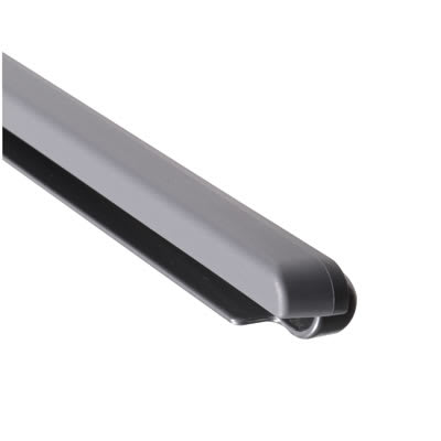 Top Track System - Click In Bracket Cover - 420mm Length - Right - Platinum - view 2