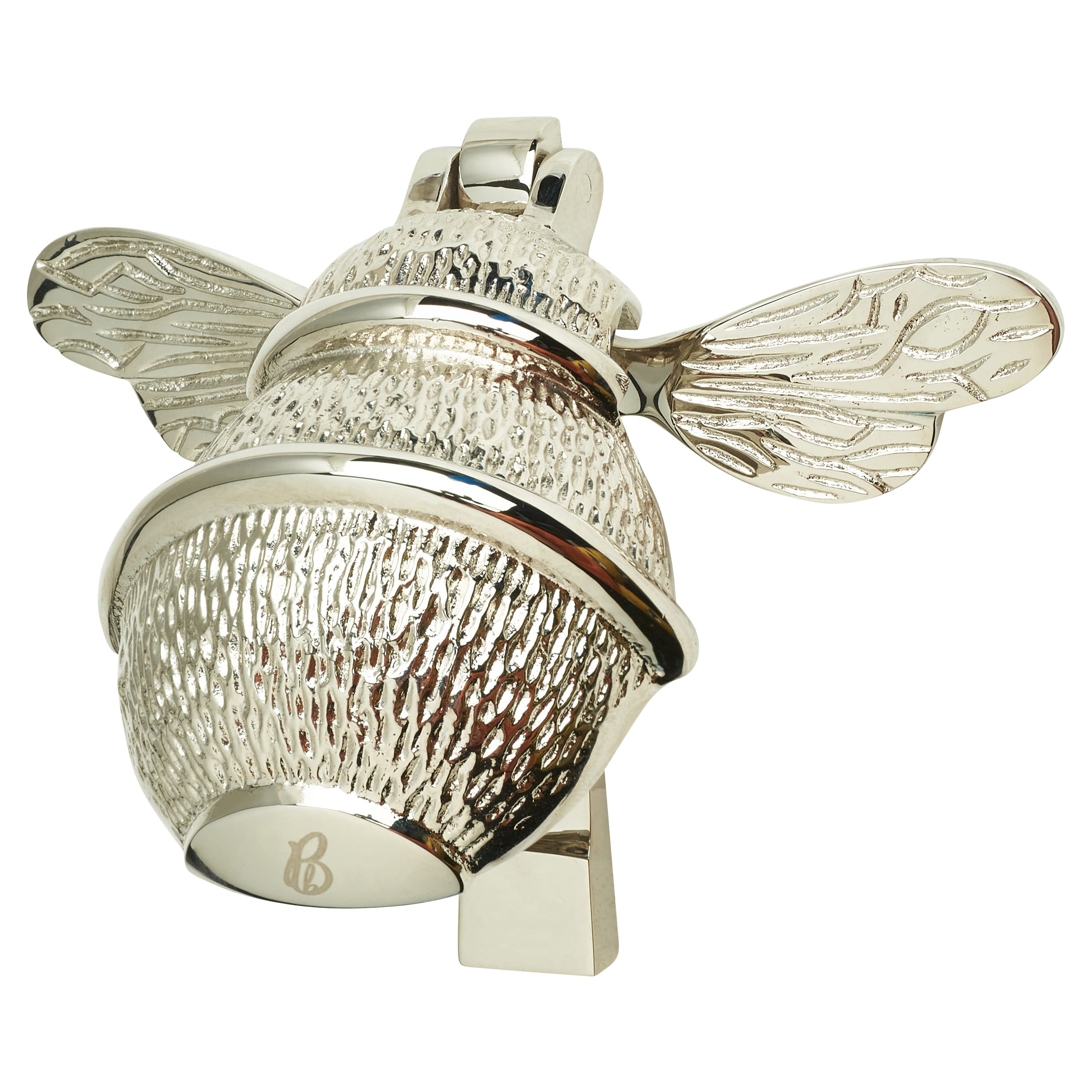 Bumble Bee Door Knocker - Nickel - 101 x 127mm - view 2