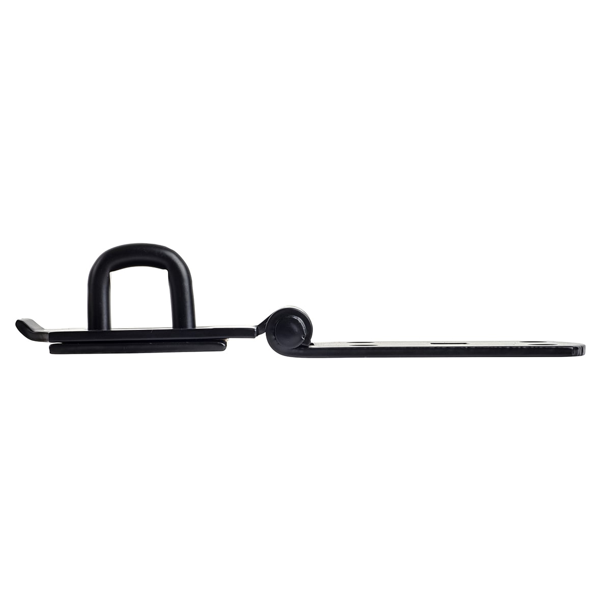 Heavy Pattern Hasp & Staple - 190mm Length - Black - view 4