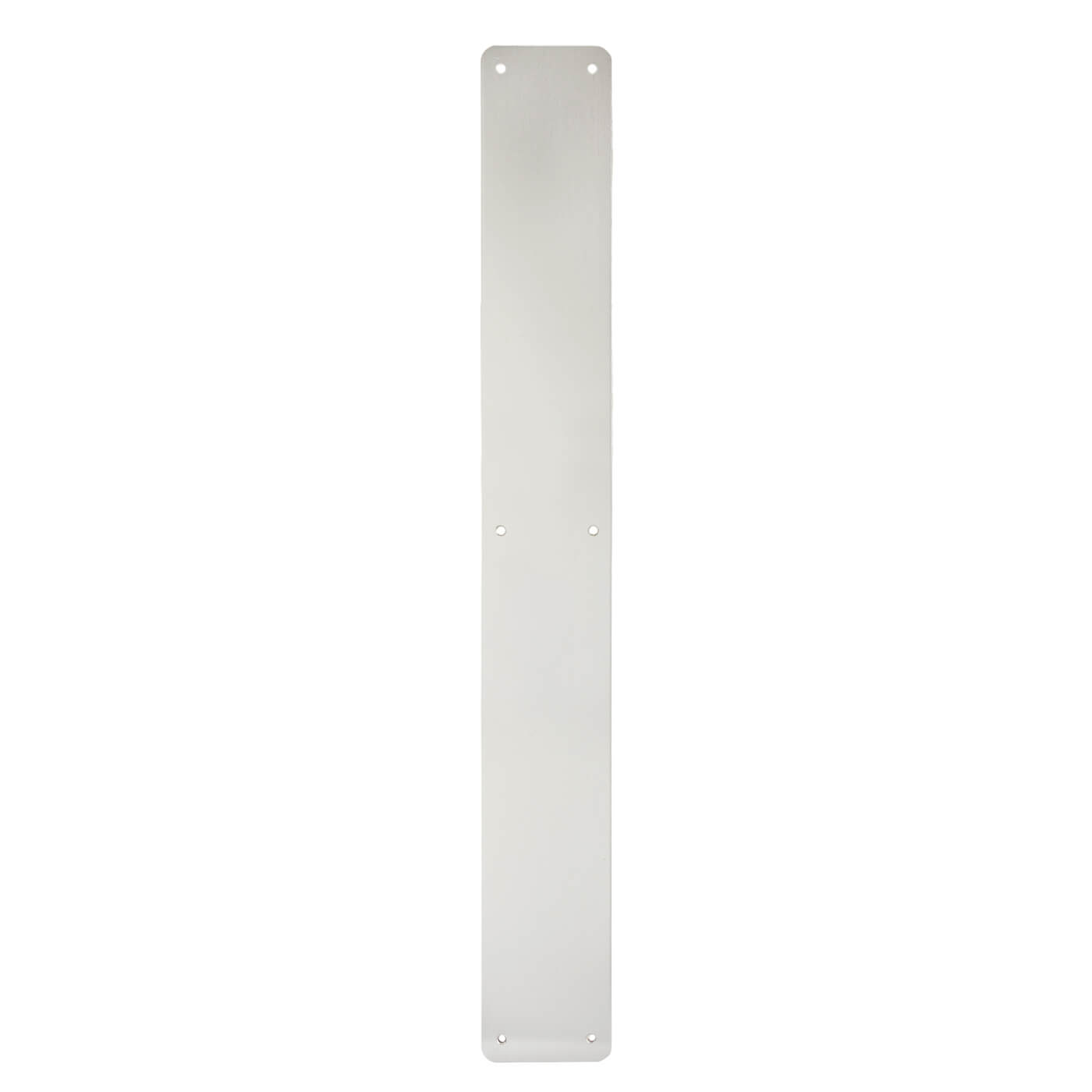 Aluminium Plain Finger Plate - 600 x 75 x 3mm - Satin Anodised - view 2