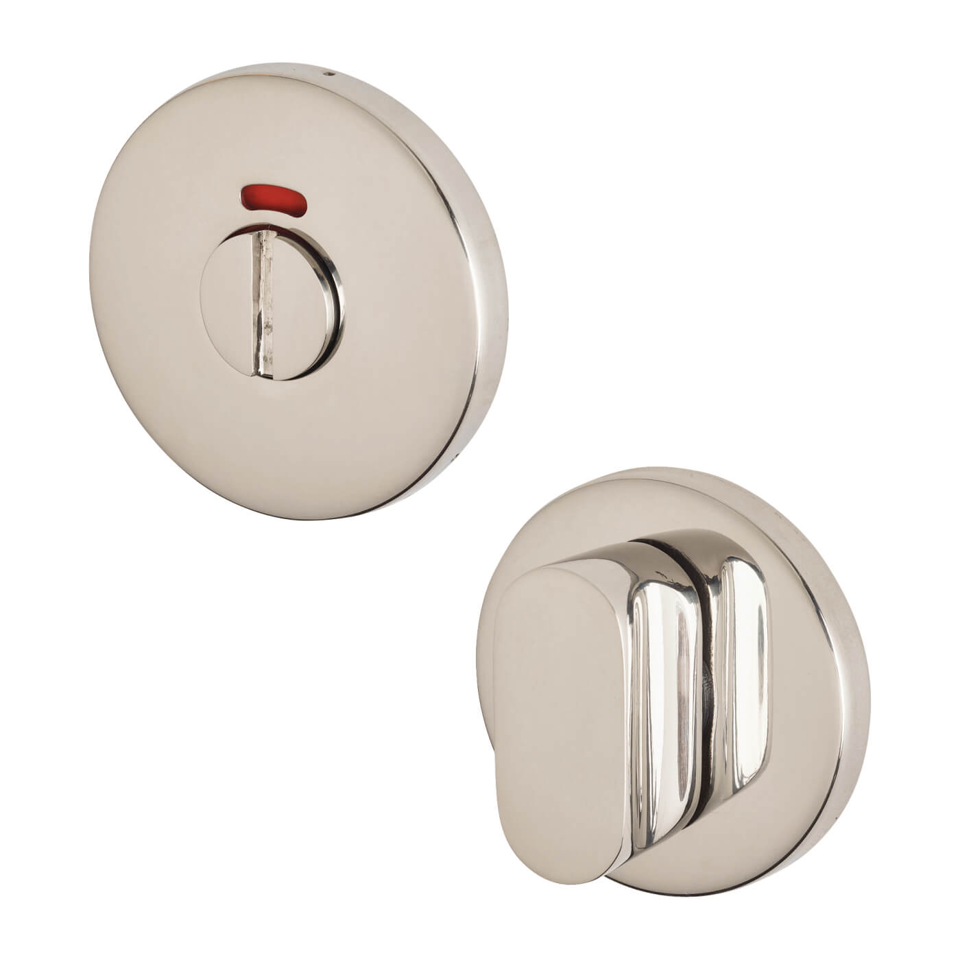 Bathroom Turn & Release - Suit 5mm Spindle - 53mm Diameter - Polished Stainless Steel - view 2