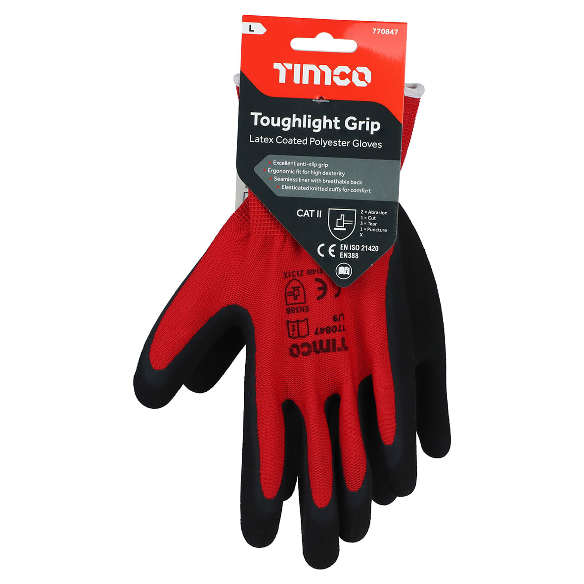 Toughlight Grip Gloves - Large - view 3