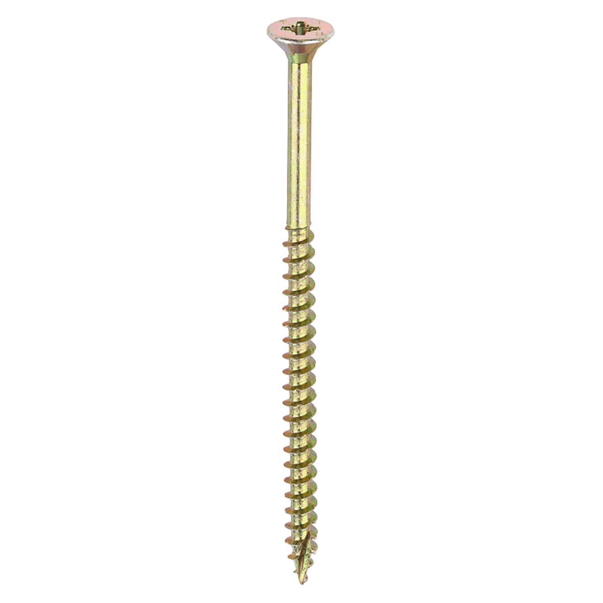 Velocity Pozi Countersunk Wood Screws - 5.0 x 90mm - Yellow Zinc - Pack of 100 - view 2