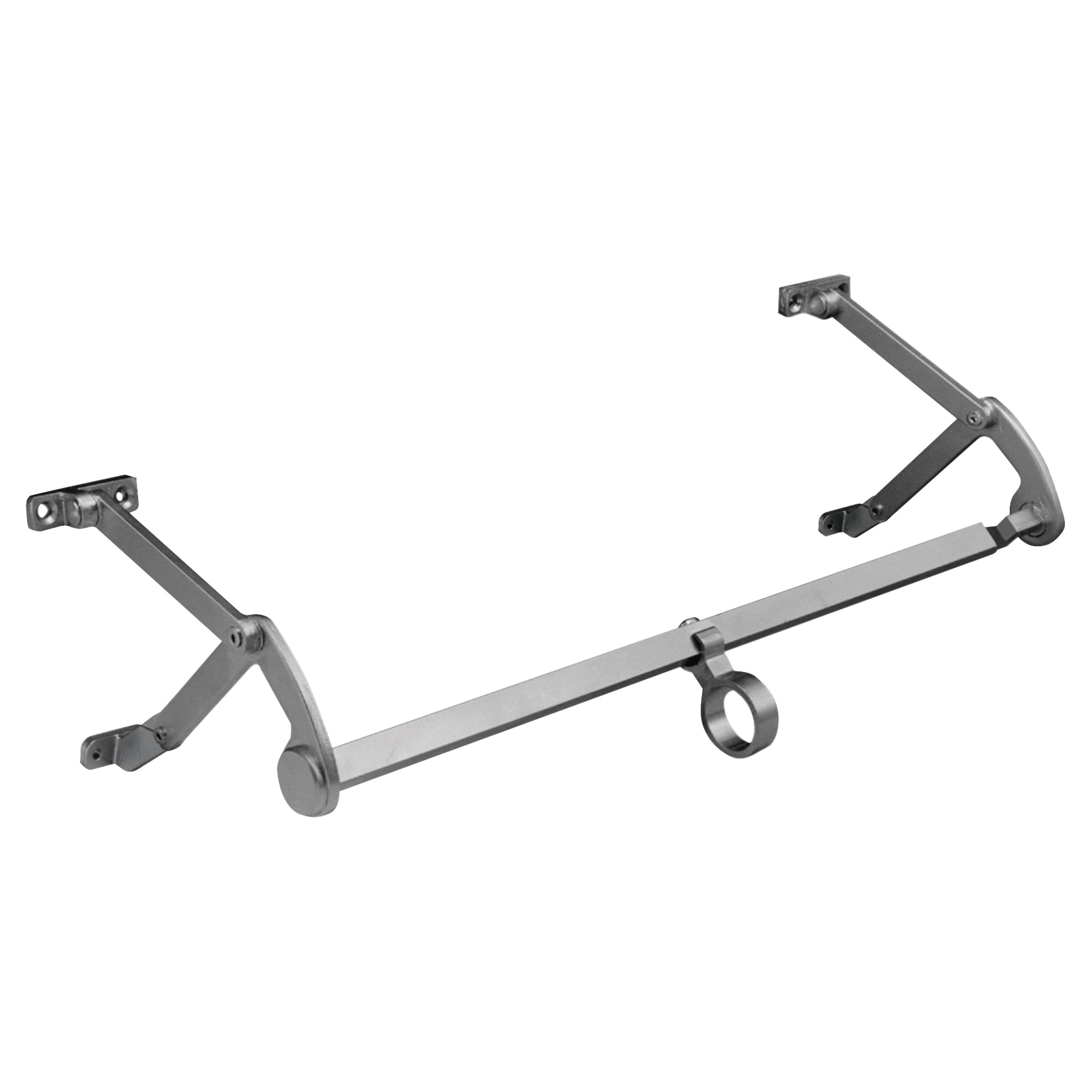 Flush Quadilent Stay Link Bar Kit - 600mm Length - 175mm Throw - Silver - view 2