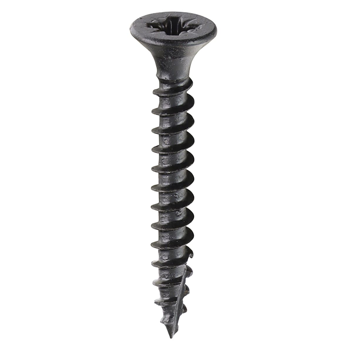 Classic Pozi Countersunk Wood Screws - 4.0 x 30mm - Black Passivated - Pack of 200 - view 2