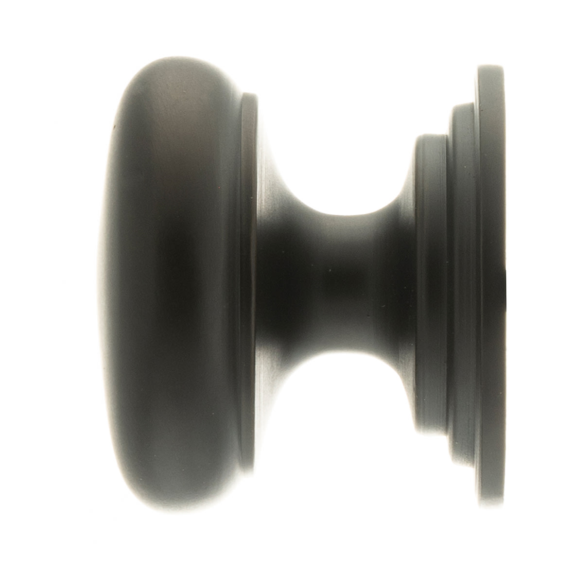 Old English Lincoln Victorian Round Cabinet Knob - 38mm Diameter - Dark Bronze - view 2