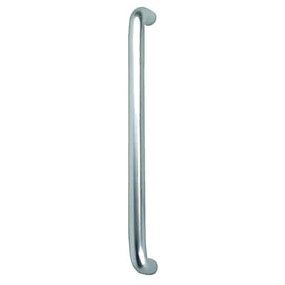 Satin Aluminium 19mm D-Bar Door Pull Handle - Bolt Fix - 305mm Centres - view 2