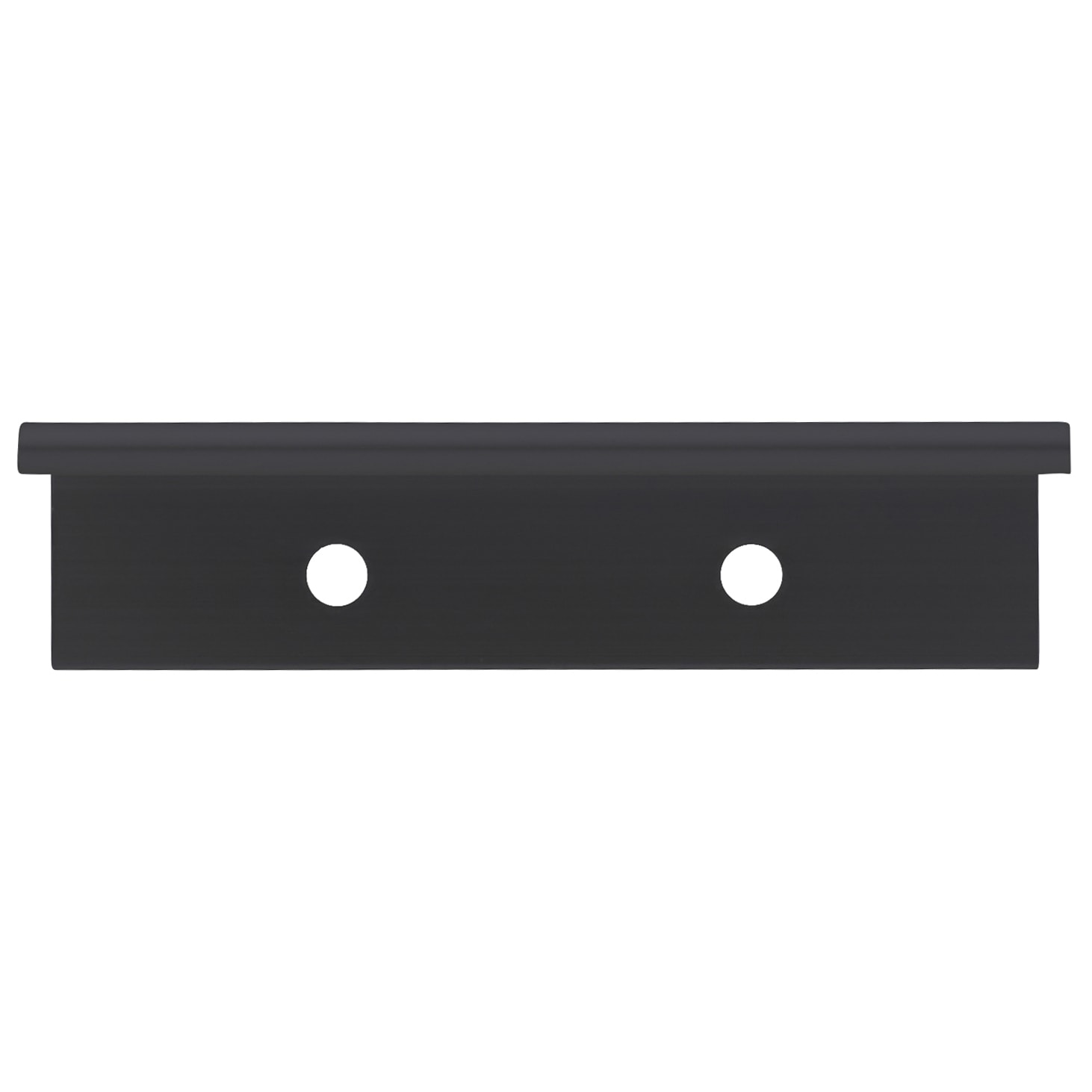 Serva Lipped Edge Cabinet Pull Handle - 64mm Centres - Black - view 4