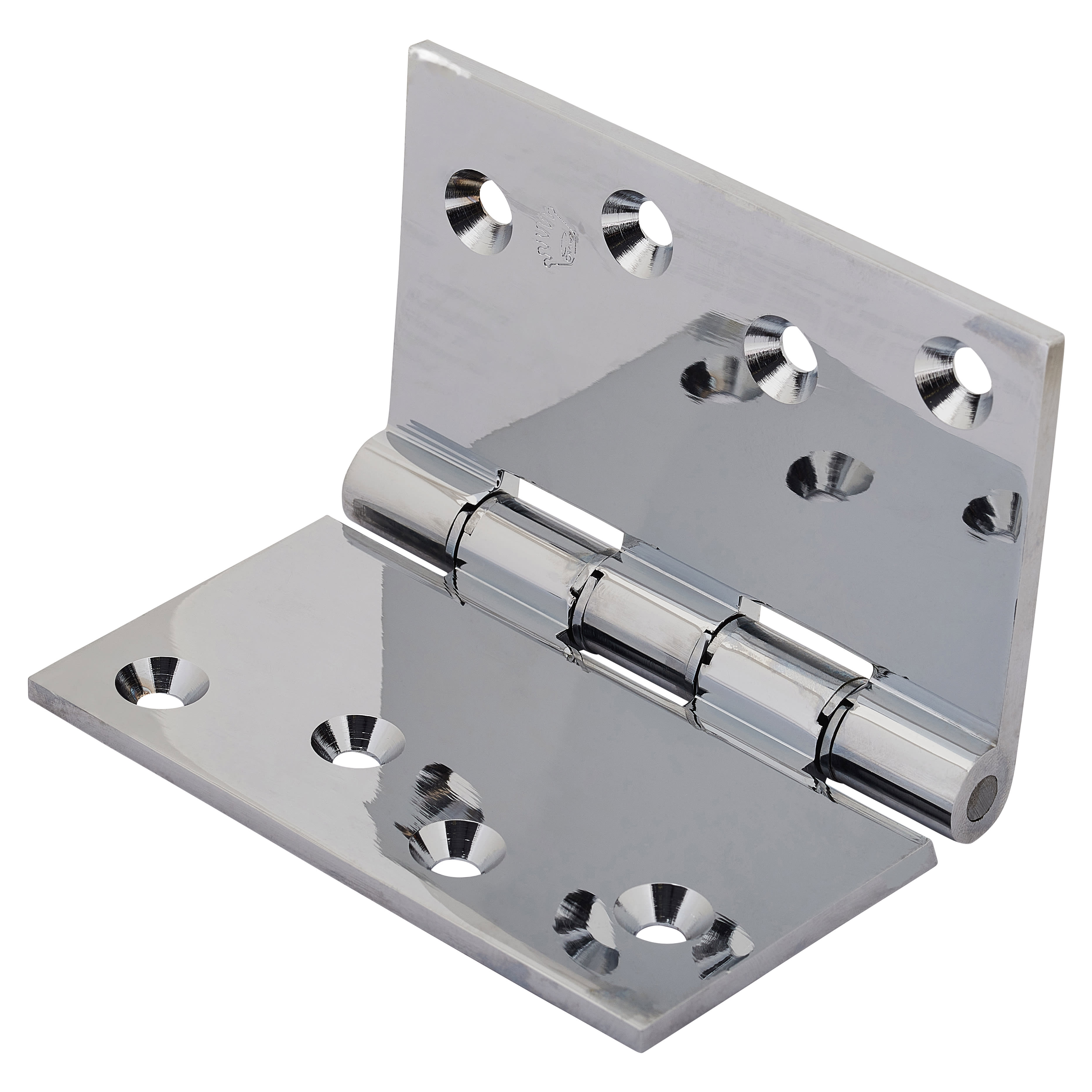 Projection Hinge - 102 x 125 x 4mm - Polished Chrome - Pair - view 3