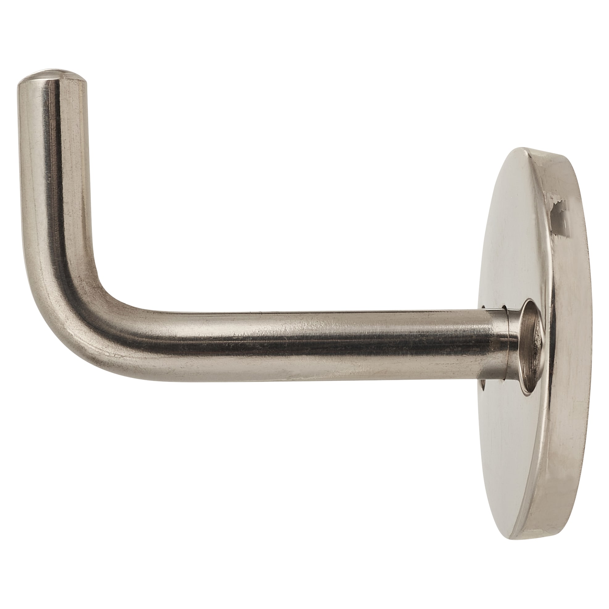 Single Coat Hook - 32 x 25mm - Satin Stainless Steel - view 3