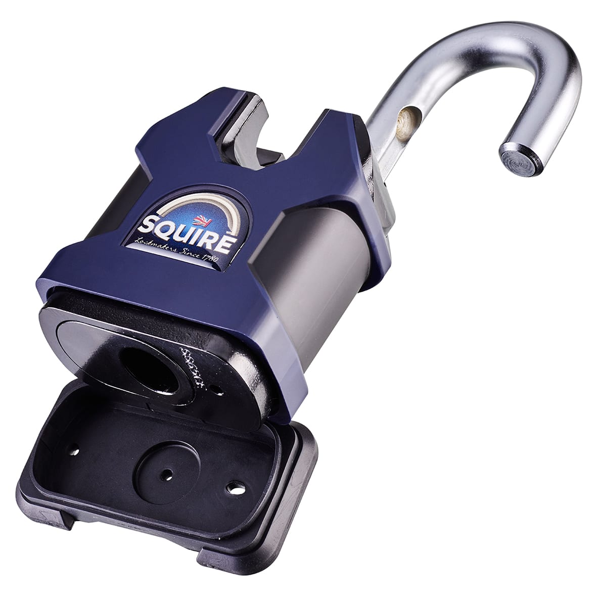SS65CS Maximum Security Closed Shackle Padlock - 65mm Body - 19 x 19mm Shackle - Blue - view 4