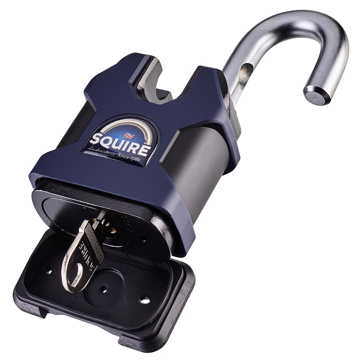 SS65CS Maximum Security Closed Shackle Padlock - 65mm Body - 19 x 19mm Shackle - Blue - view 5