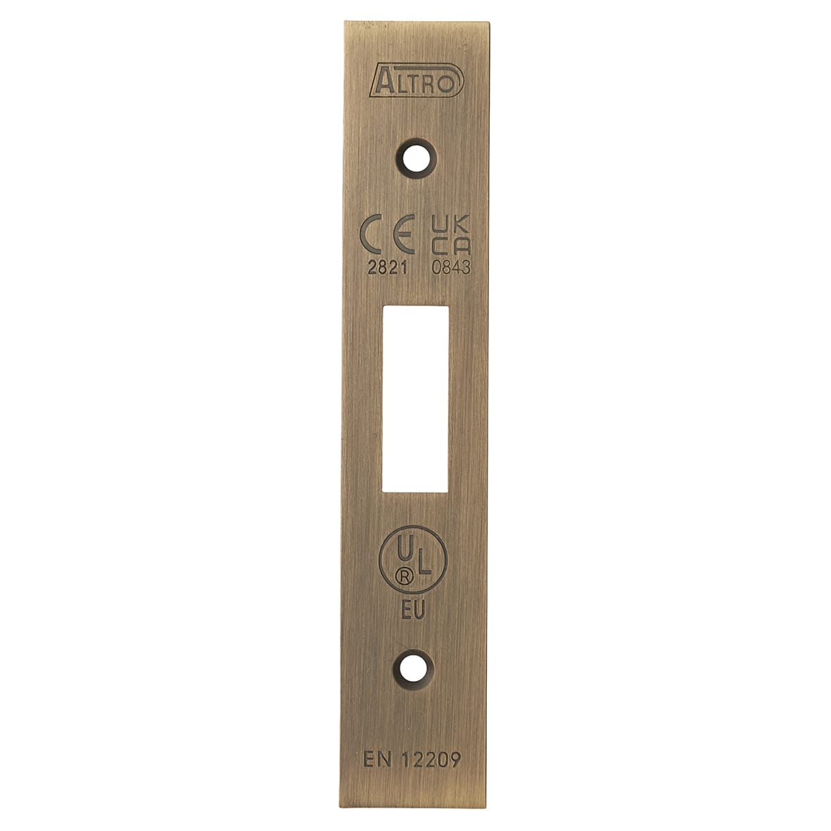 Architectural 5 Lever Deadlock - 65mm Case - 44mm Backset - Square - Antique Brass - view 3
