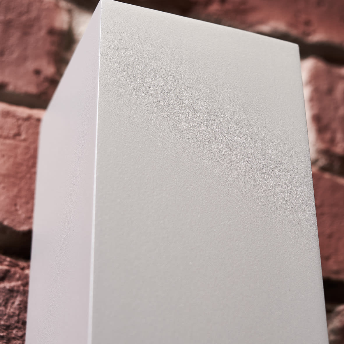 Square Outdoor Up & Down Wall Light - - Silver - view 5
